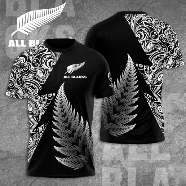 New Zealand National Rugby Union Team All Blacks 3D Apparel - TANTN 2857