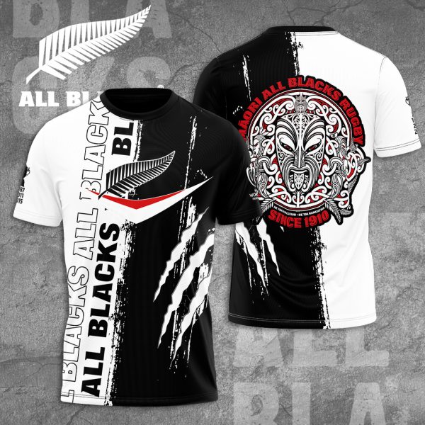 New Zealand National Rugby Union Team All Blacks 3D Apparel - TANTN 2860