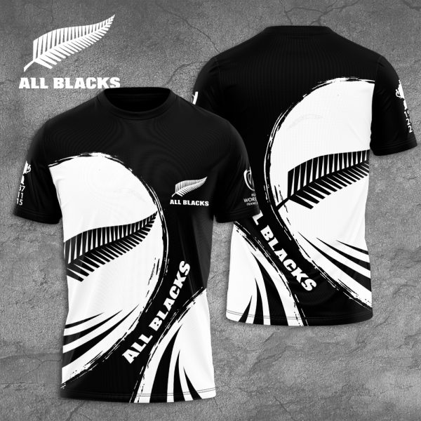 New Zealand National Rugby Union Team All Blacks 3D Apparel - TANTN 2852