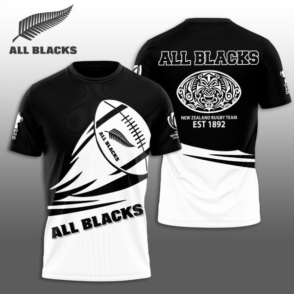 New Zealand National Rugby Union Team All Blacks 3D Apparel - TANTN 2861