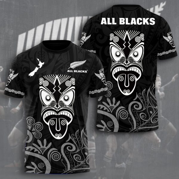 New Zealand National Rugby Union Team All Blacks 3D Apparel - VANDH 1368