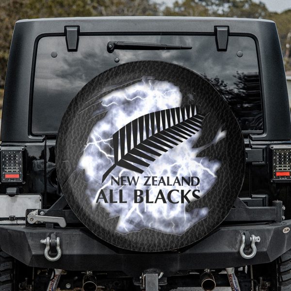 New Zealand National Rugby Union Team All Blacks Car Tire Cover - VANDH 1378
