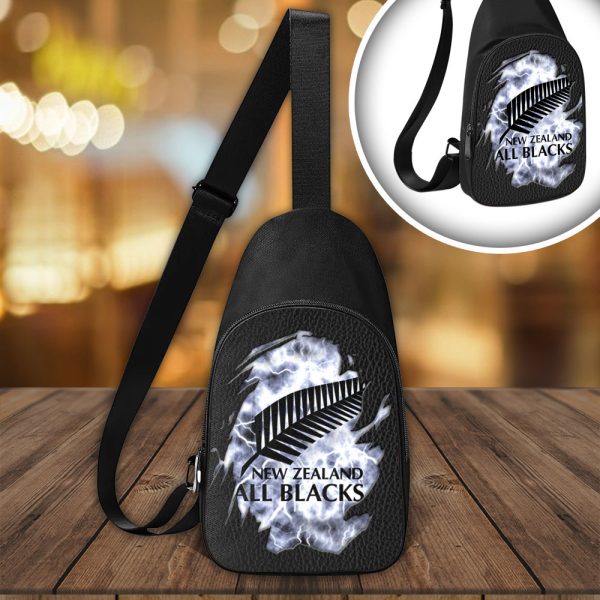 New Zealand National Rugby Union Team All Blacks Chest Bag - VANDH 1374