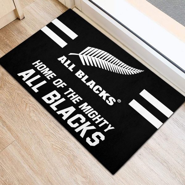 New Zealand National Rugby Union Team All Blacks Rubber Base Doormat - VANDH 1246