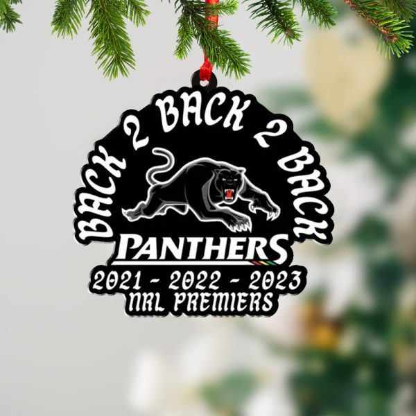 Penrith Panthers Custom Shape 1-sided Acrylic Ornament - TANTN 2930.2