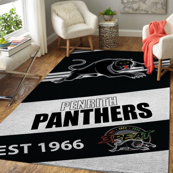 Penrith Panthers Rectangular Rug - TANTN 2925