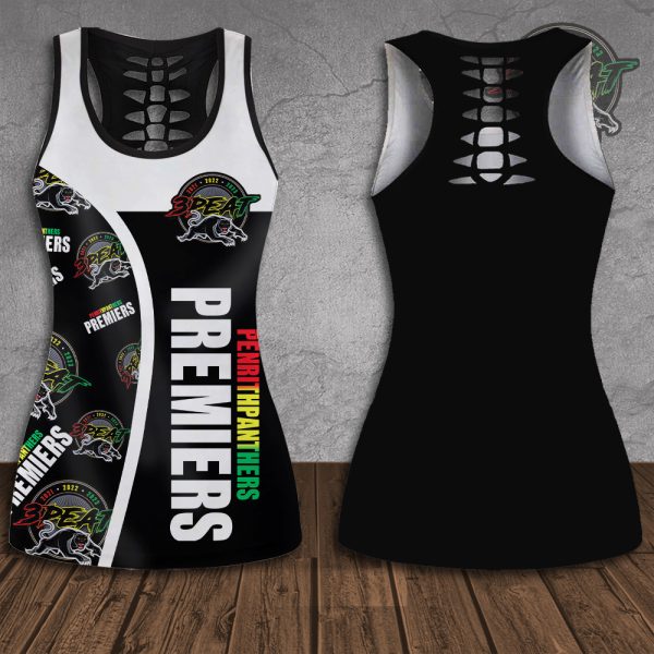 Penrith Panthers Hollow Tank Top Leggings - TANTN 2692