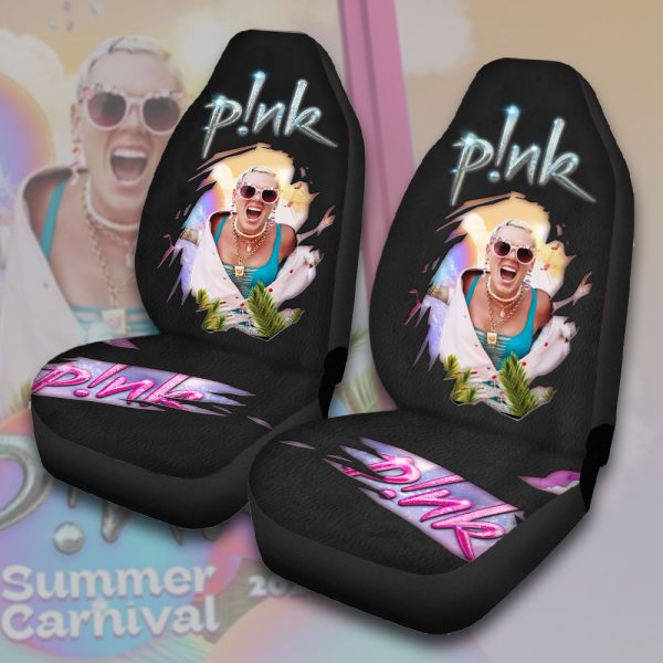 P!nk 2PCS Car Seat Cover - VANDH 1218