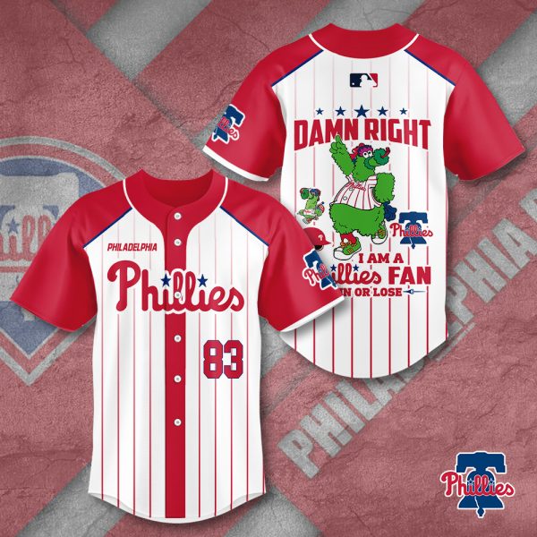Philadelphia Phillies Baseball Jersey - TANTN 2780