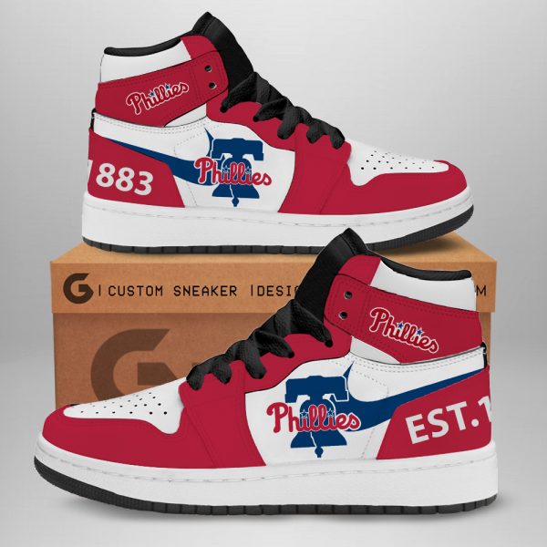 Philadelphia Phillies AJ 1 Sneaker - TANTN 2783