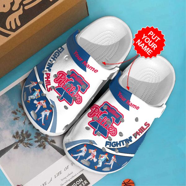 Personalized Philadelphia Phillies Custom Crocs - TANTN 2786