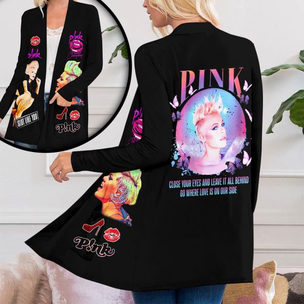 P!nk Women's Patch Pocket Cardigan - VANDH 1430