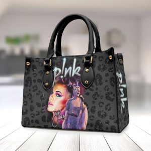 P!nk Leather HandBag - VANDH 1443