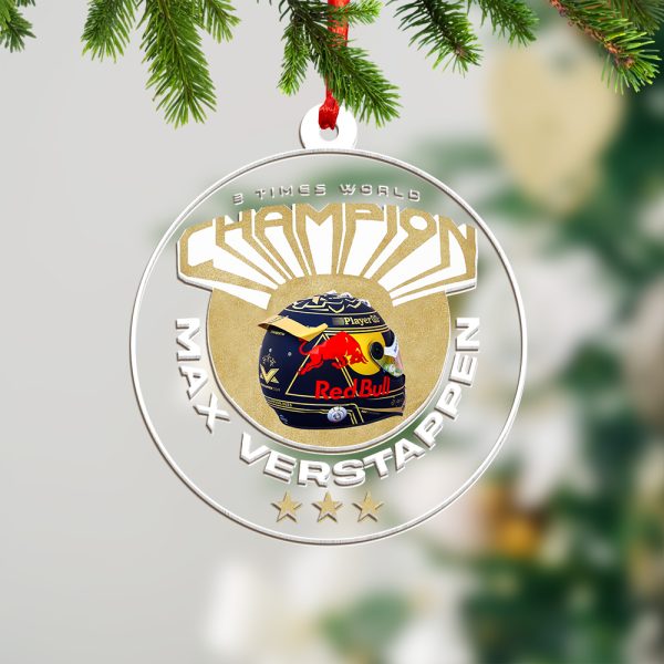 Red Bull Racing F1 Clear 1-Sided Acrylic Ornament - TANTN 2728.3