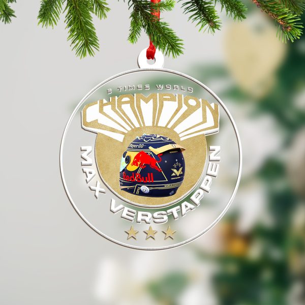 Red Bull Racing F1 Clear 1-Sided Acrylic Ornament - TANTN 2728.4