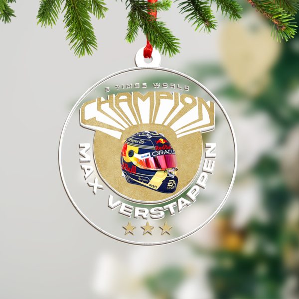 Red Bull Racing F1 Clear 1-Sided Acrylic Ornament - TANTN 2728.5