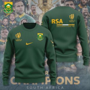 South Africa National Rugby Union Team Springboks 3D Apparel - TANTN 2953