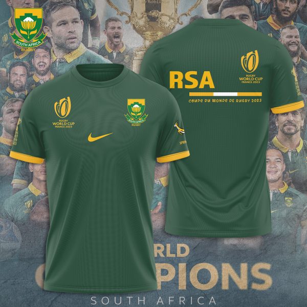 South Africa National Rugby Union Team Springboks 3D Apparel - TANTN 2953