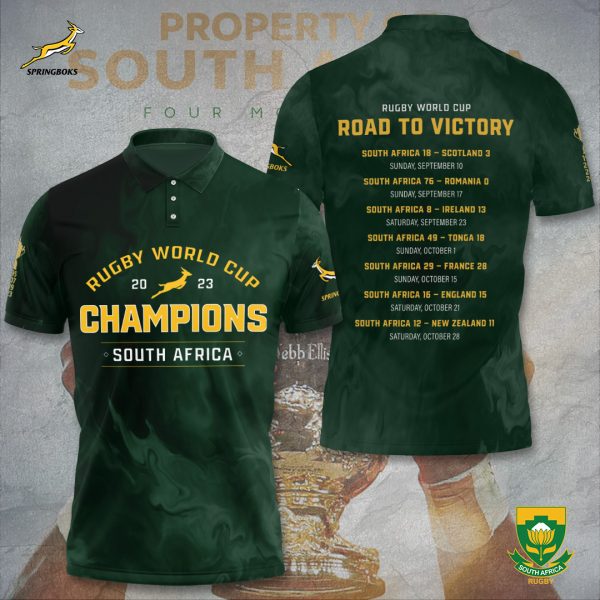 South Africa National Rugby Union Team Springboks 3D Apparel - TANTN 2954
