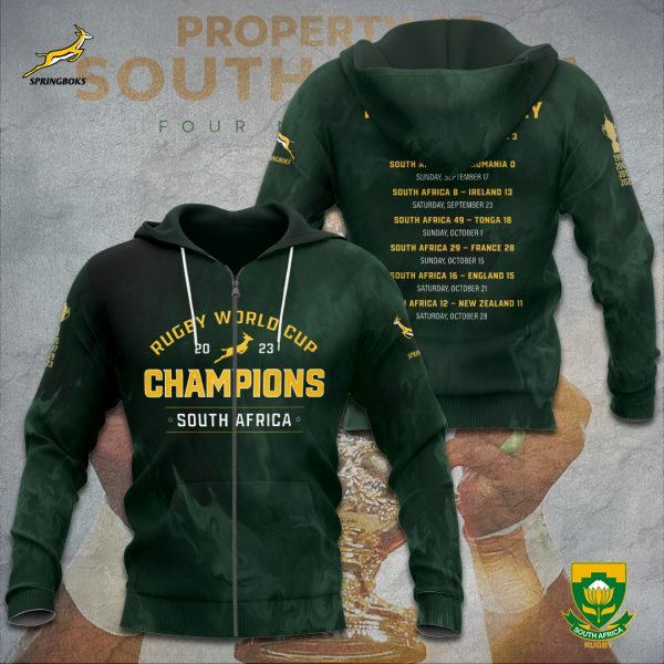 South Africa National Rugby Union Team Springboks 3D Apparel - TANTN 2954