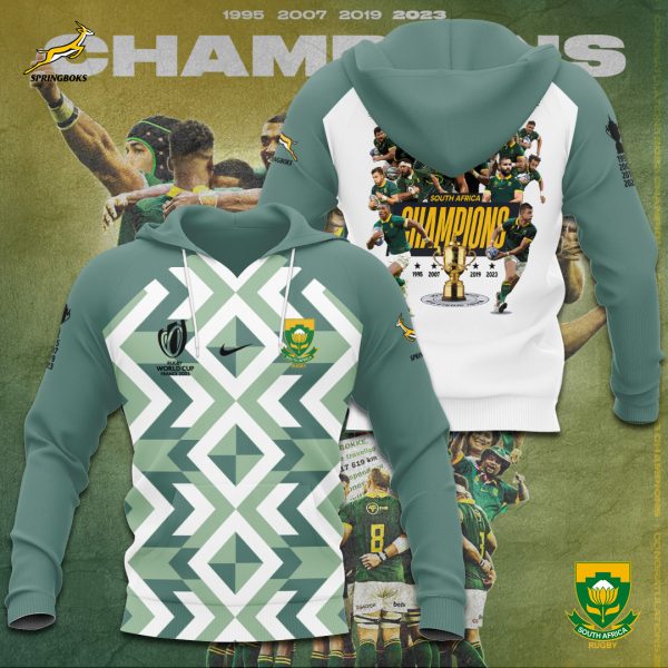 South Africa National Rugby Union Team Springboks 3D Apparel - TANTN 2955
