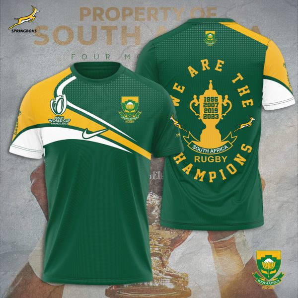 South Africa National Rugby Union Team Springboks 3D Apparel - TANTN 2960