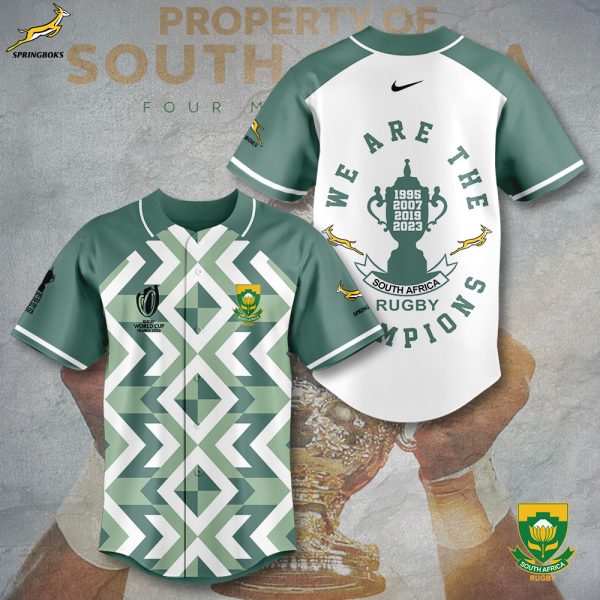 South Africa National Rugby Union Team Springboks Baseball Jersey - TANTN 2990