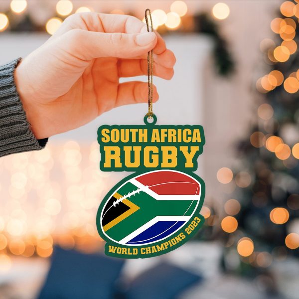 South Africa National Rugby Union Team Springboks Custom Shape 1-sided Acrylic Ornament - TANTN 2987.4