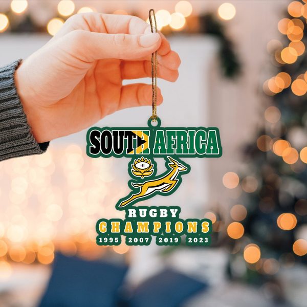 South Africa National Rugby Union Team Springboks Custom Shape 1-sided Acrylic Ornament - TANTN 2987.1