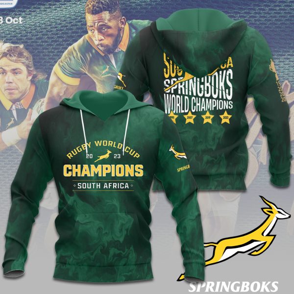 South Africa National Rugby Union Team Springboks 3D Apparel - TANTN 2966