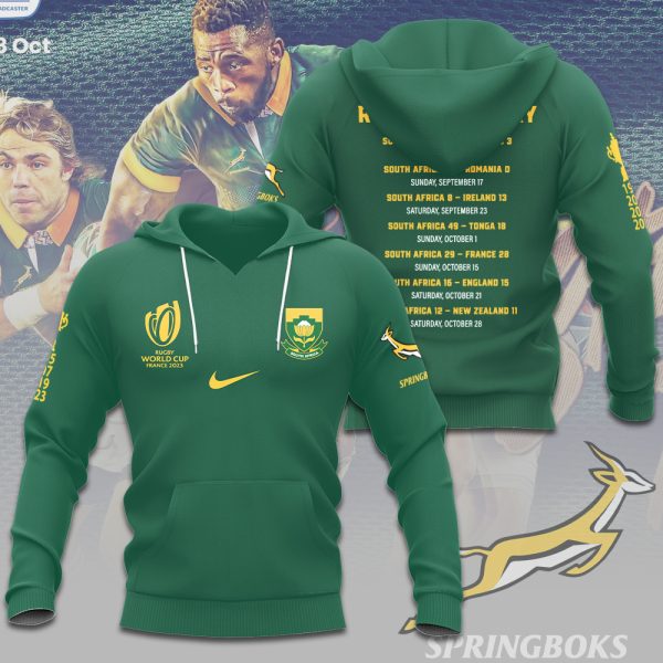South Africa National Rugby Union Team Springboks 3D Apparel - TANTN 2969