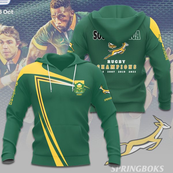 South Africa National Rugby Union Team Springboks 3D Apparel - TANTN 2971