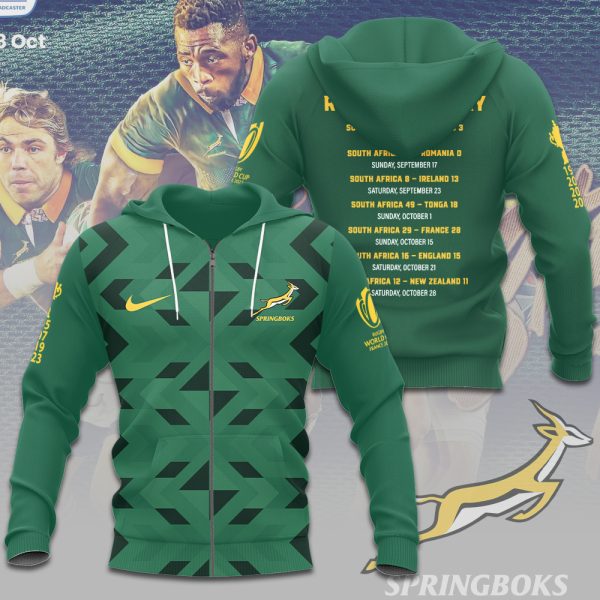 South Africa National Rugby Union Team Springboks 3D Apparel - TANTN 2968