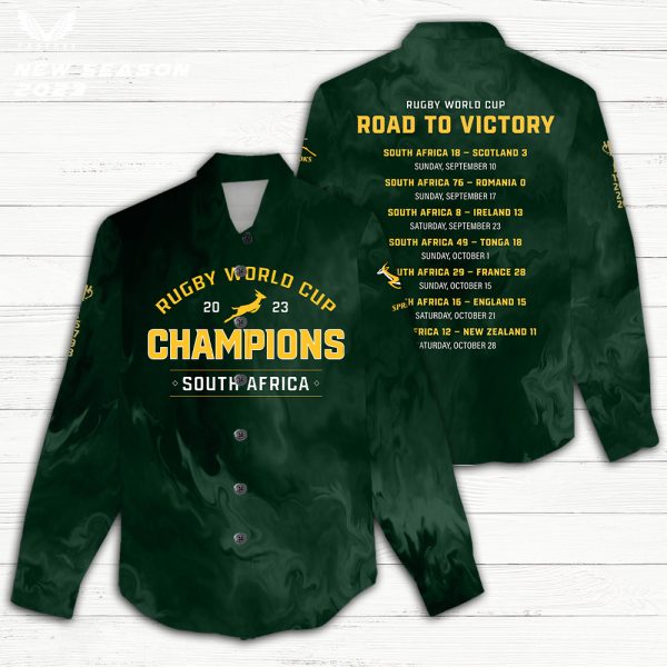 South Africa National Rugby Union Team Springboks 3D Linen Shirt - TANTN 2979