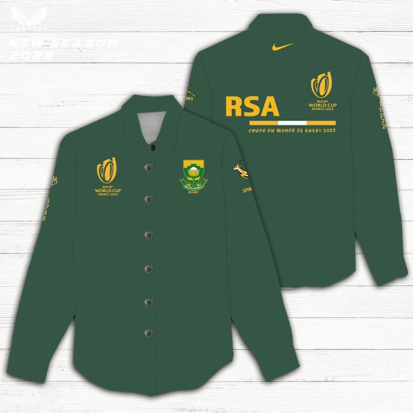 South Africa National Rugby Union Team Springboks 3D Linen Shirt - TANTN 2980