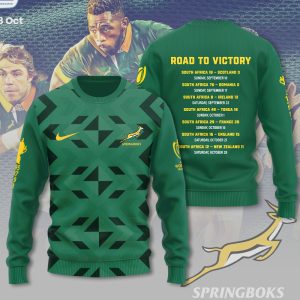 South Africa National Rugby Union Team Springboks 3D Apparel - TANTN 2968