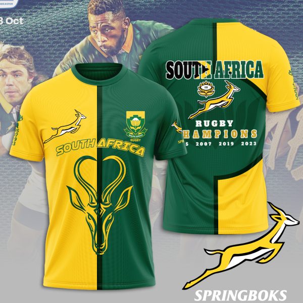 South Africa National Rugby Union Team Springboks 3D Apparel - TANTN 2964
