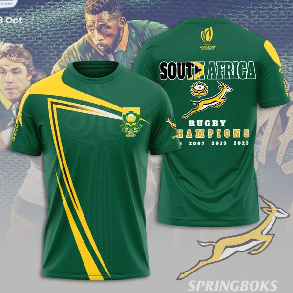 South Africa National Rugby Union Team Springboks 3D Apparel - TANTN 2971