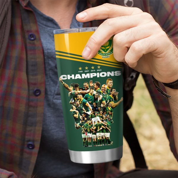 Personalized South Africa National Rugby Union Team Springboks Tumbler Cup - VANDH 1469