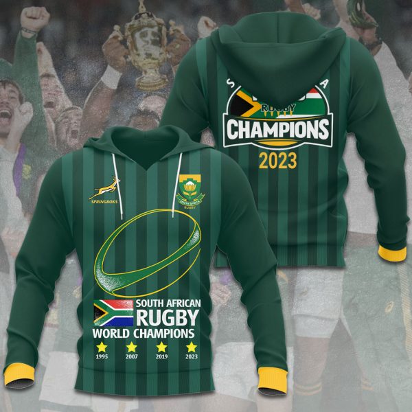 South Africa National Rugby Union Team Springboks 3D Apparel - VANDH 1457