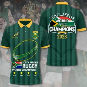 South Africa National Rugby Union Team Springboks 3D Apparel - VANDH 1457