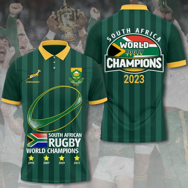 South Africa National Rugby Union Team Springboks 3D Apparel - VANDH 1457