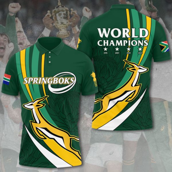South Africa National Rugby Union Team Springboks 3D Apparel - VANDH 1465