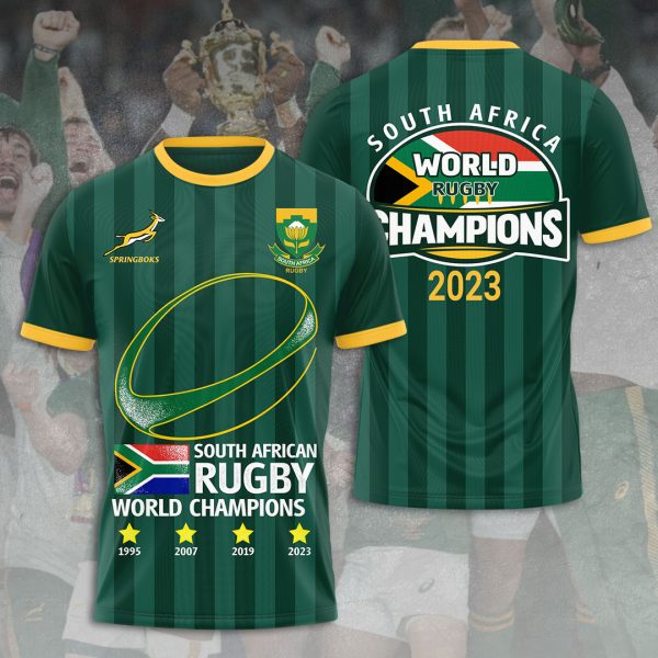 South Africa National Rugby Union Team Springboks 3D Apparel - VANDH 1457