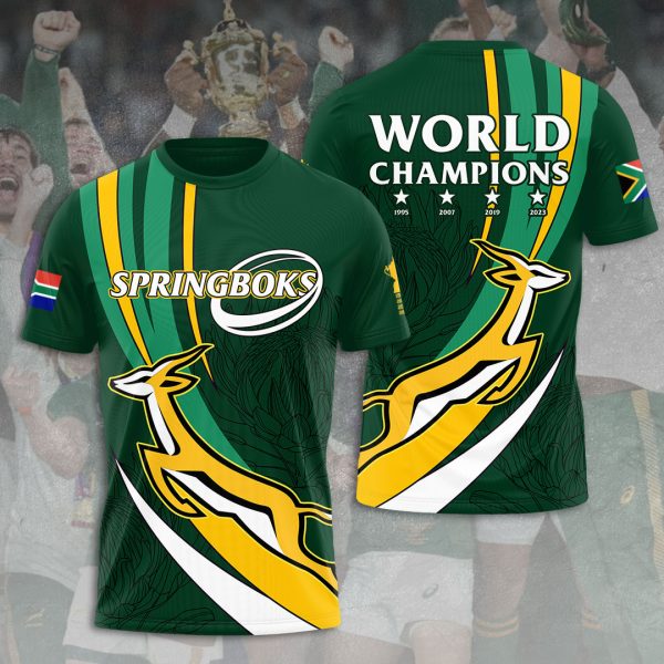 South Africa National Rugby Union Team Springboks 3D Apparel - VANDH 1465
