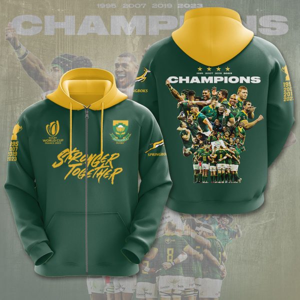 South Africa National Rugby Union Team Springboks 3D Apparel - VANDH 1459