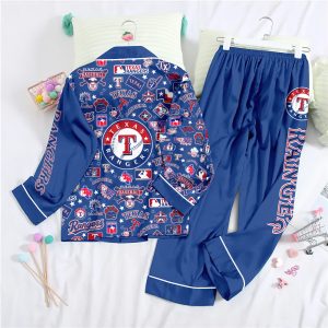Texas Rangers Button Down Pajamas Set – TANTN 2913