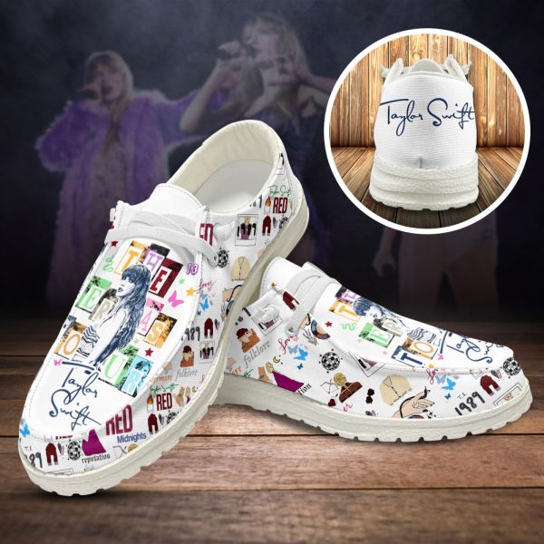 Taylor Swift Custom Hey Dude Shoes - VANDH 1290