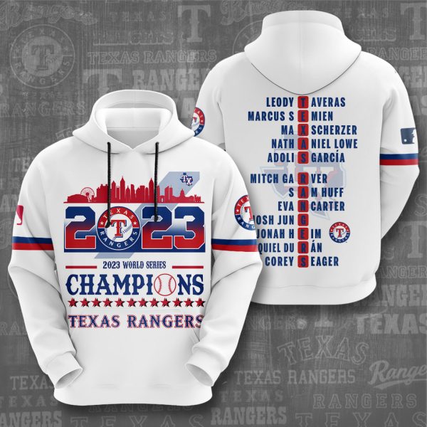 Texas Rangers 3D Apparel - NGHIAVT 0862
