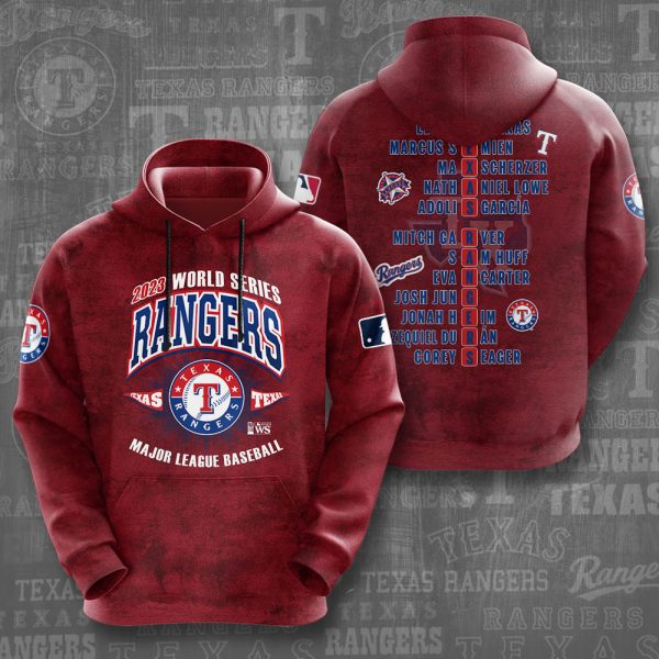 Texas Rangers 3D Apparel - NGHIAVT 0864